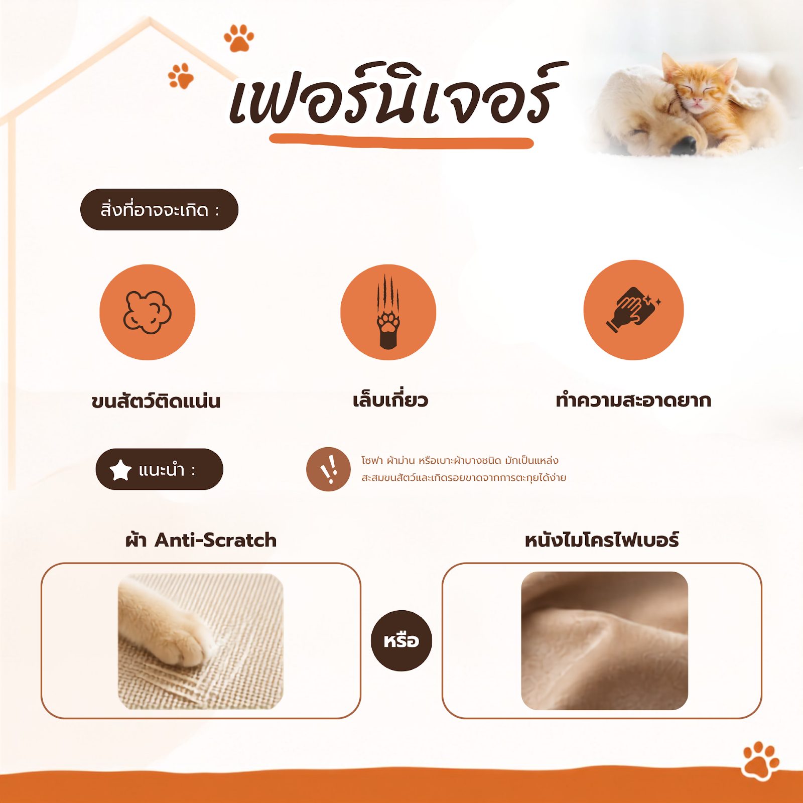บ้าน Pet Friendly เลือกวัสดุอย่างไรให้ถูกใจสี่ขา เช็กลิสต์แต่งบ้านฉบับทาส