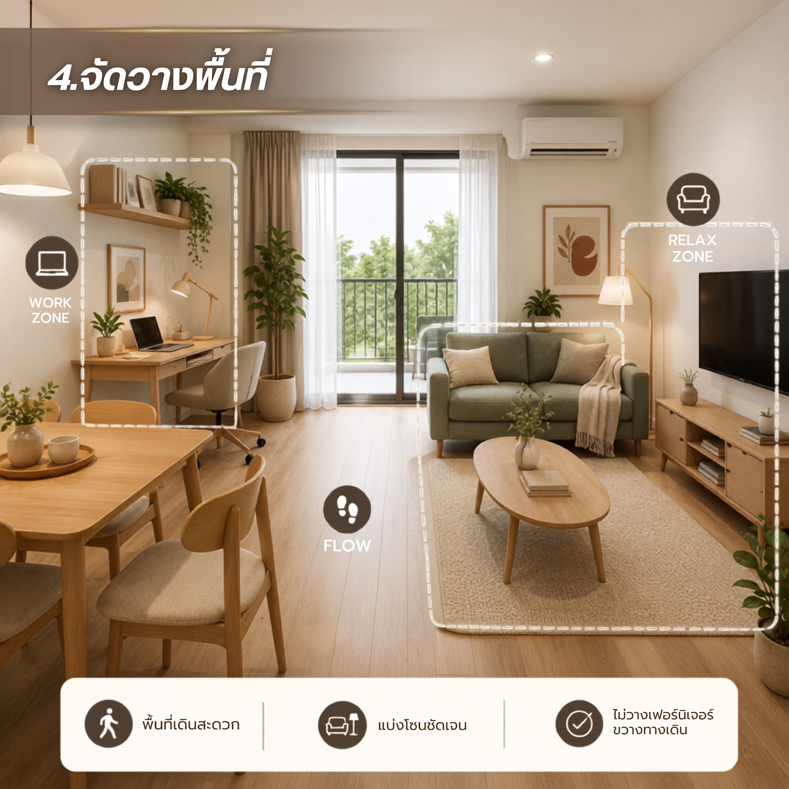 5 เทคนิคแต่งห้องคอนโดให้ปล่อยเช่าง่ายที่สุด