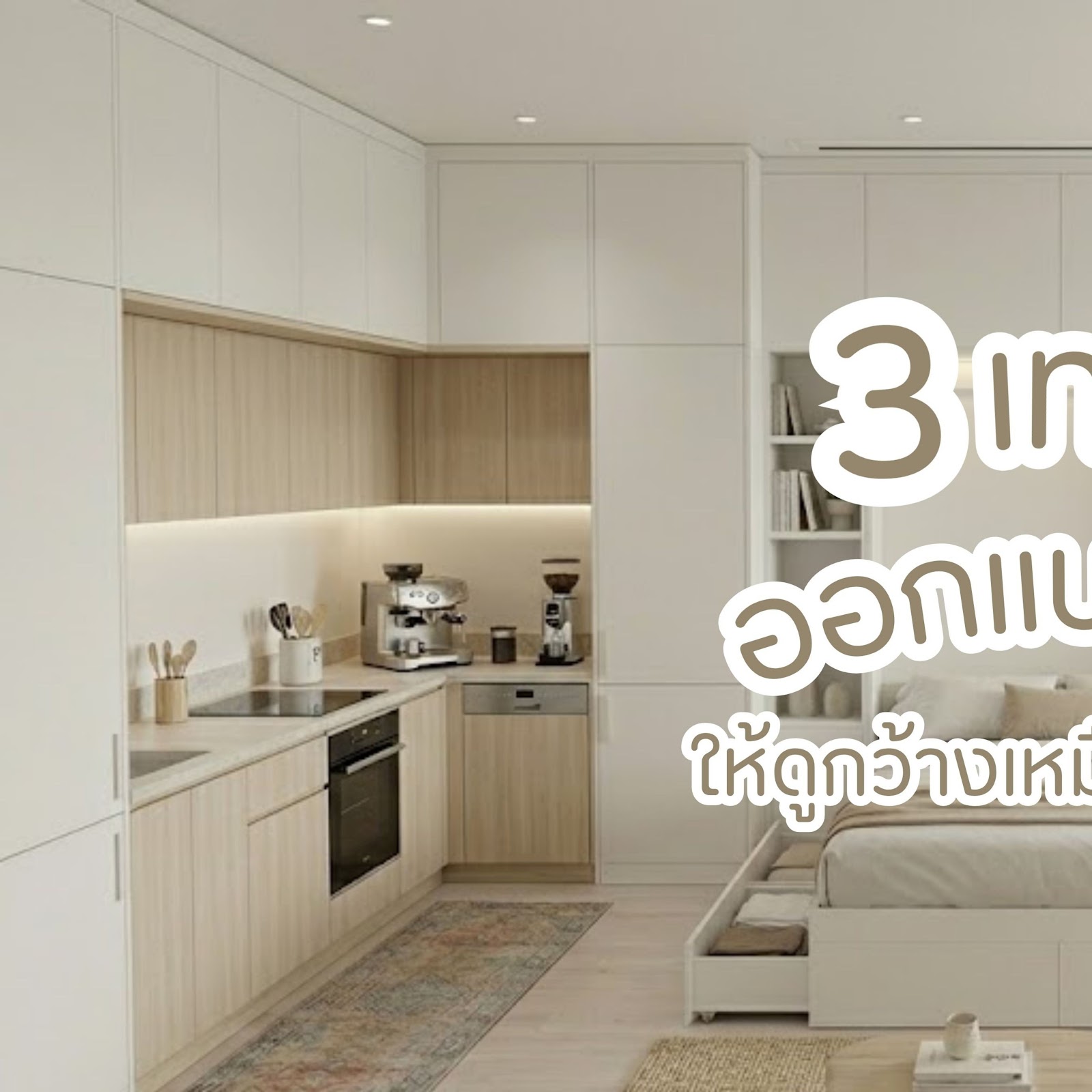 ห้องเล็กไปหรือแค่ยังจัดไม่ถูกวิธี? รวมเทคนิคจัดห้องเล็กให้ดูกว้างด้วย Layout และ